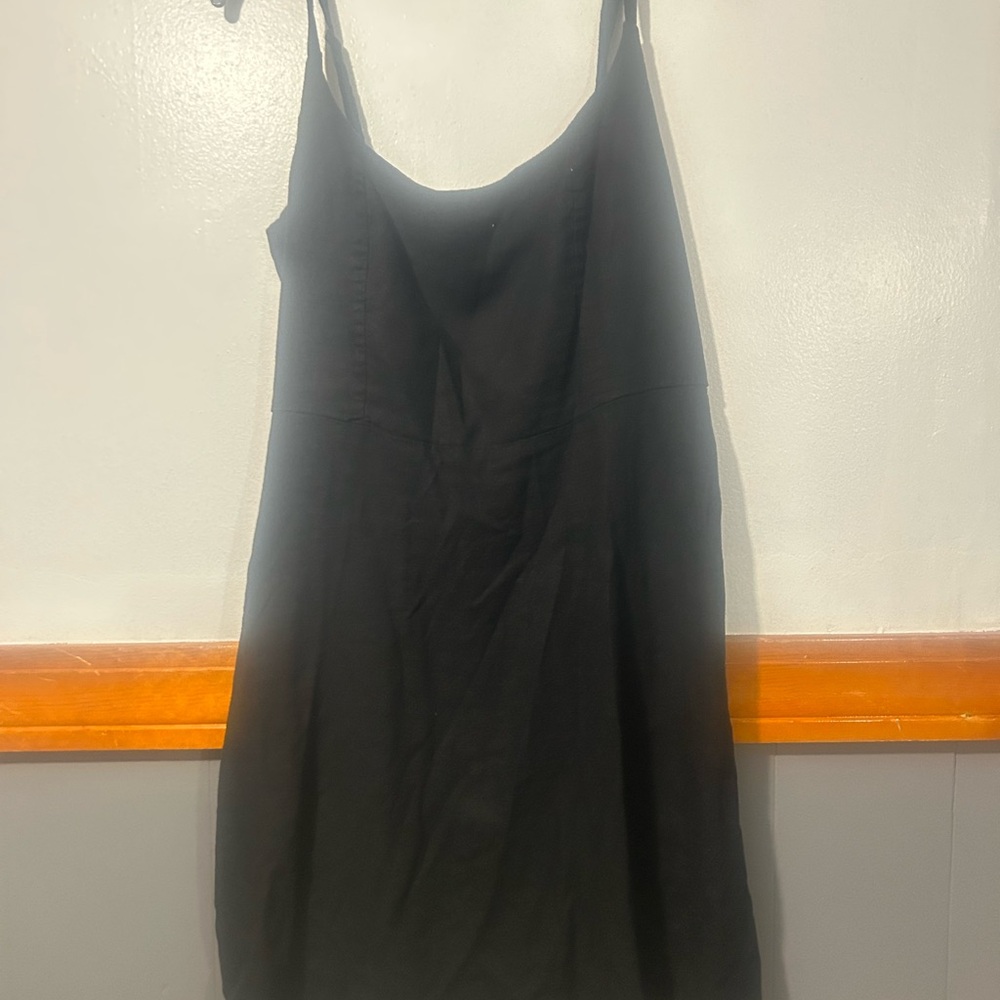 Old Navy Black Dress large with Smocked Back